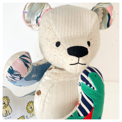 Barnaby Memory Bear Sewing Pattern - Printed