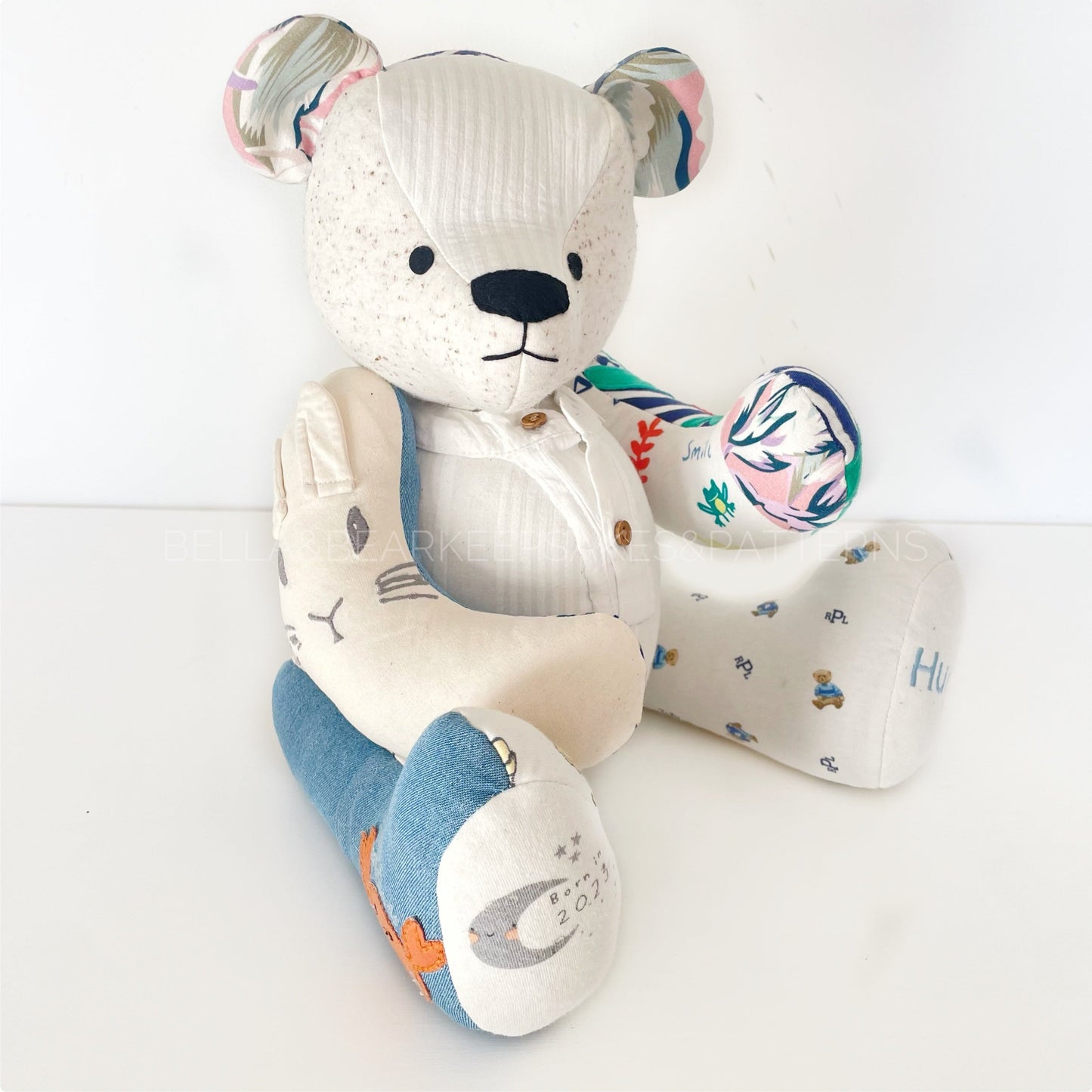 Barnaby Memory Bear Sewing Pattern - PDF